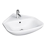 Eden corner wall hung sink