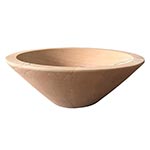 Laila conical sandstone bathroom sink