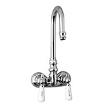 Gooseneck wallmount tub filler