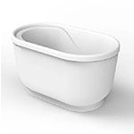 Small Pearl forty seven inch clawfoot tub