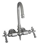 Victorian style tub filler