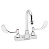 Centerset gooseneck bathroom faucet