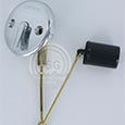 Tub drain trip lever