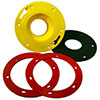 Toilet flange spacers