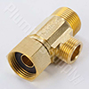 Brass Quick Tee Adapter