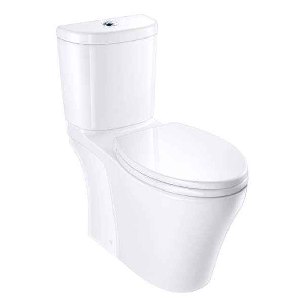 Caroma Somerton Smart Toilet - Push Button Two-Piece Tank #810788W