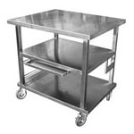 Mobile work table cart