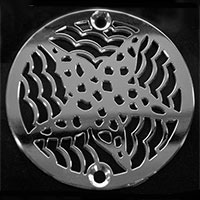 Designer Shower Drains - stainless steel 