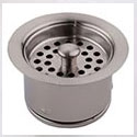 extra deep disposal flange with basket stopper