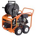 JM-3055 gas powered jet for cleaning drains