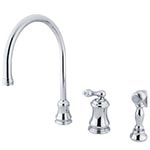 Widespread kitchen faucet