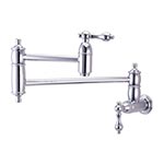 Restoration series wall mount pot filler faucet