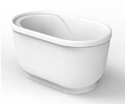 Small Pearl freestanding tub