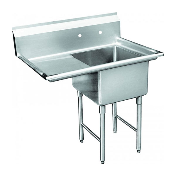 GSW single bowl sink w/ left drainboard