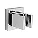 cubix stationary hand shower wall mount holder