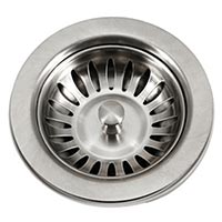 Houzer 3-1/2 inch kitchen basket strainer in Stainless Steel