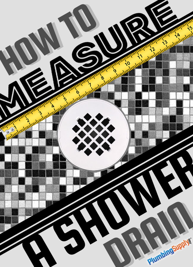 Learn the right way to measure your shower drain cover so you get the best fit the first time.