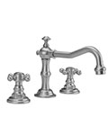 Jaclo Roaring 20's widespread bathroom faucet with cross handles