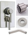 Jaclo Cylindrico thermostatic shower system