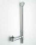 Jaclo lift and turn tub drain