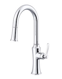 Gerber Draper kitchen faucet with pull down spray