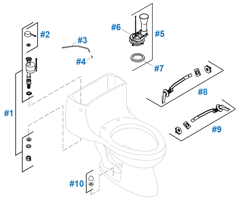 Gabrielle toilet repair parts