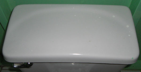 toilet tank lid from St Lucia