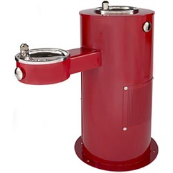 ADA compliant double bowl drinking fountain