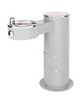 ADA compliant stainless steel one bubbler pedestal fountain