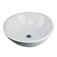 Round porcelain sink