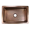 Undermount copper kitchen sink