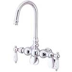 Victorian gooseneck tub filler