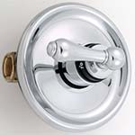 Lever handle shower valve