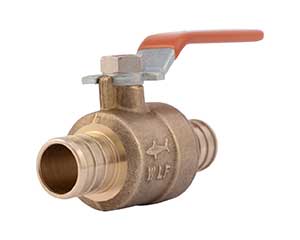 PEX 3/4-inch barbed ball valve