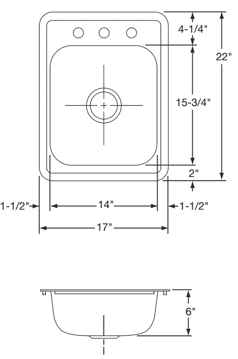 Revere Stainless Steel Sinks - Kitchen Queen Series