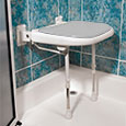 ADA compliant folding shower seats