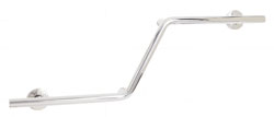 Seachrome Zuma grab bar in satin stainless steel