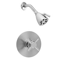 Jaclo Contempo cross handle thermostatic shower system