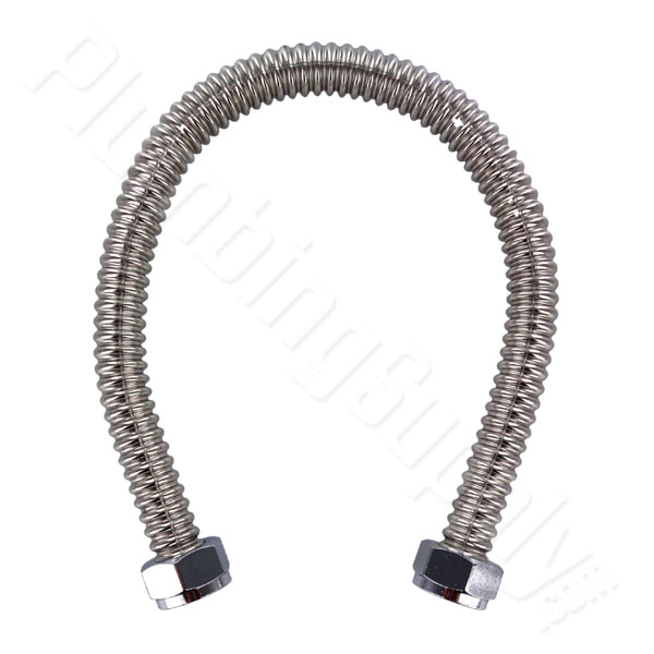 Water Connector, Stainless Steel, Braided 48387