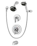 Allura complete tub, shower, and handshower system