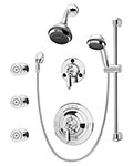 WaterDance two wall body spray shower system