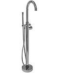 Barclay contemporary freestanding tub faucet with handshower