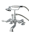 Elements of Design deck mount clawfoot faucet