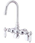 Elements of Design adjustable wall mount gooseneck tub filler faucet