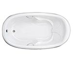 picture of Swirl-Way Avalon jetted tub, shown in white