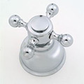 Jaclo retro cross handle shower volume control valve