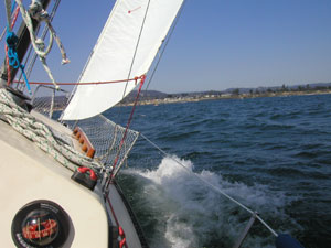 Santa Cruz 27 sail boat