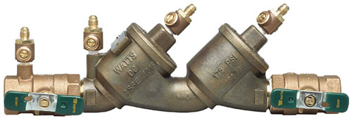 picture of the Watts double check backflow preventer series 719