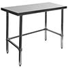 Open base flat top restaurant table