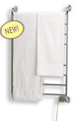 hard wired and soft wired towel warmer